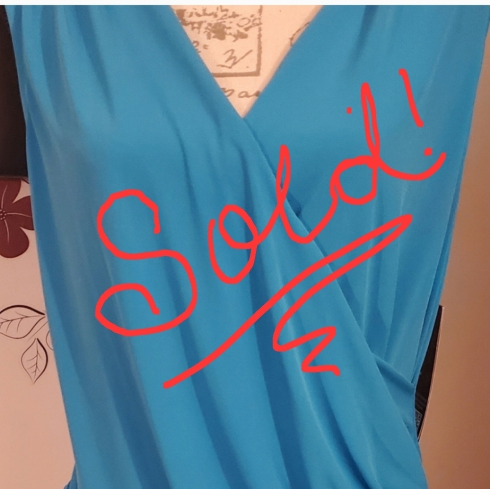 Sofia Vergara Tunic Wrap Top